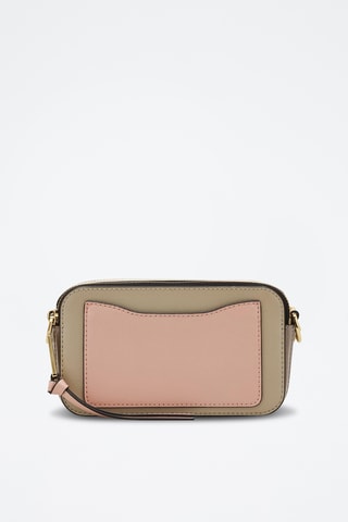 Sac bandoulière en cuir The Snapshot - Kaki et beige