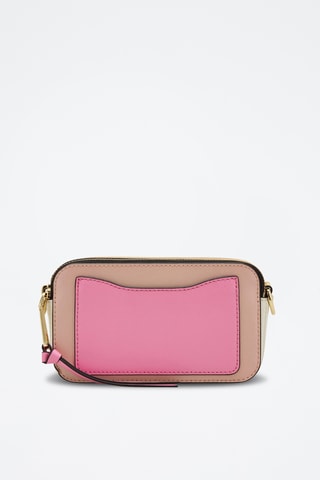 Sac bandoulière en cuir The Snapshot - Rose et jaune