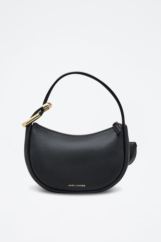 Sac porté épaule en cuir The Hobo Dual Bag - Noir