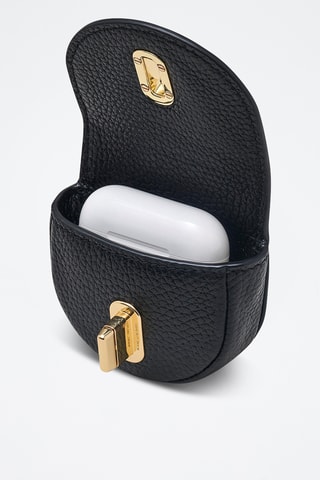 Sac porté épaule en cuir The Hobo Dual Bag - Noir