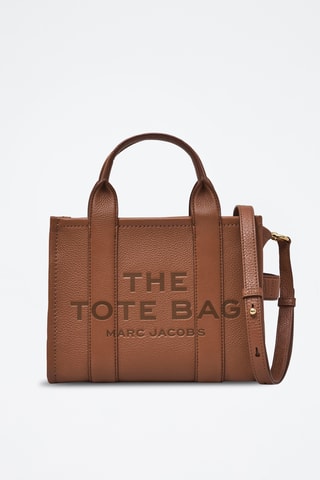 Sac à main en cuir The Small Tote - Marron