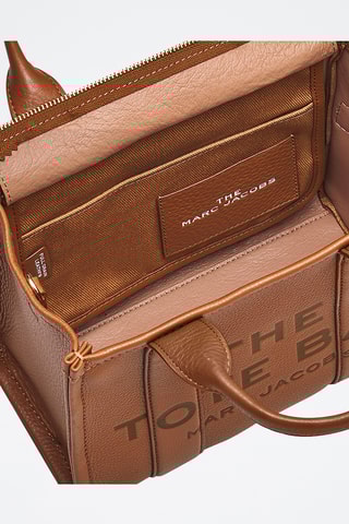 Sac à main en cuir The Small Tote - Marron