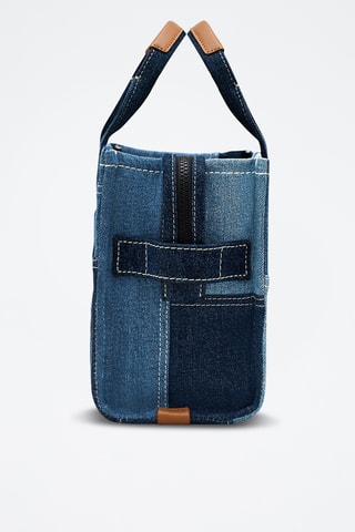 Sac à main en jean The Small Tote - Bleu