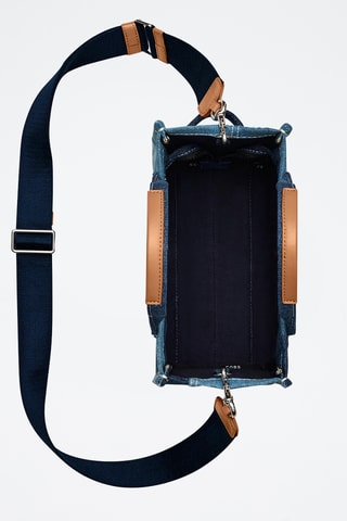 Sac à main en jean The Small Tote - Bleu