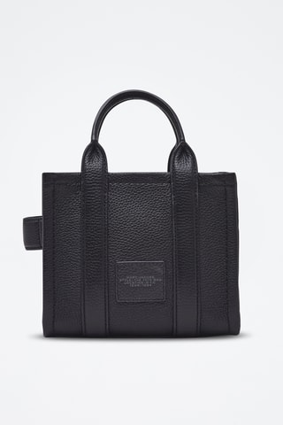 Sac à main en cuir The Crossbody Tote - Noir