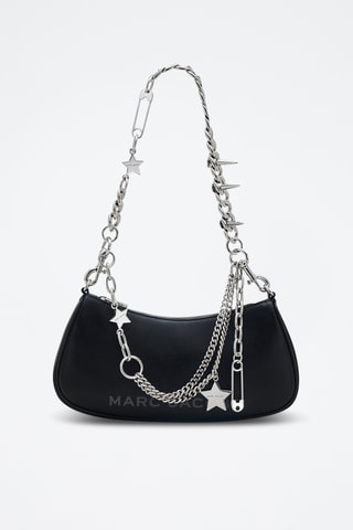Sac porté épaule en cuir - Noir