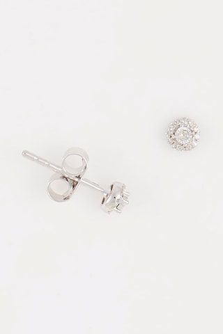 Boucles d'oreilles Rosabella 
Or blanc et diamants