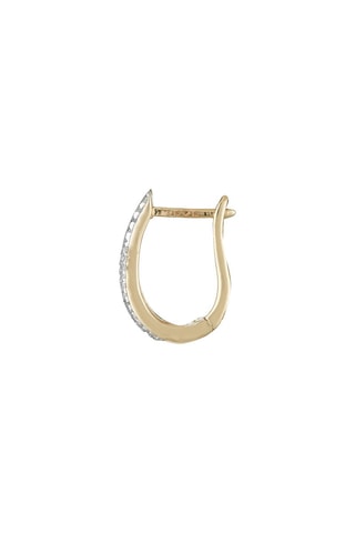 Créoles Maya   Or jaune et diamants