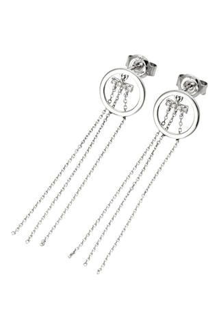 Boucles d'oreilles Jardin Secret - Or blanc et diamants
