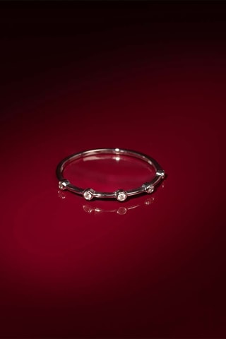 Anel Ensemble Ouro branco e diamantes