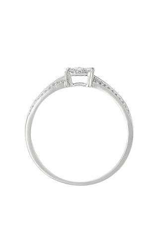 Anel Mon Bonheur Ouro branco e diamantes