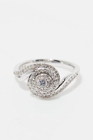 Anel Je Dis Oui! Ouro branco e diamantes