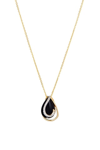 Pendentif Galapagos Or jaune, diamants et agate