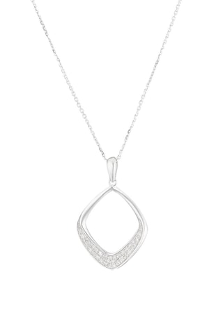 Pendentif Gliao Or blanc et diamants