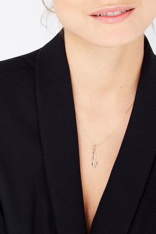 Pendentif Infinito Or jaune et diamants
