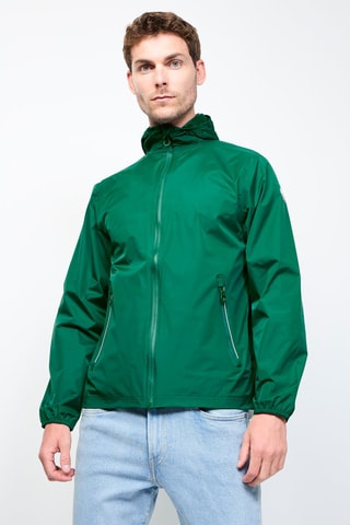 Coupe-vent à capuche Manille - Vert foncé