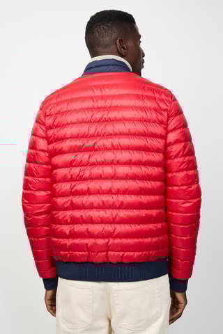 Doudoune réversible Bombay - Bleu marine et rouge