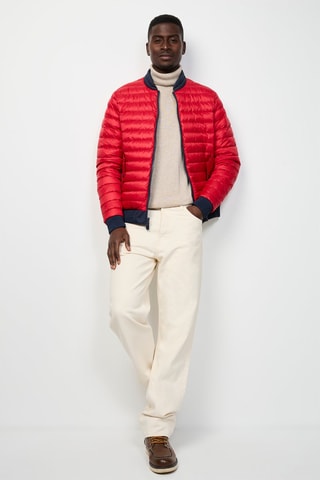 Doudoune réversible Bombay - Bleu marine et rouge