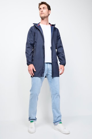 Coupe-vent à capuche Stockholm - Bleu marine