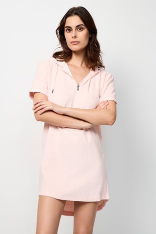 Robe sweat Meg - Rose poudré