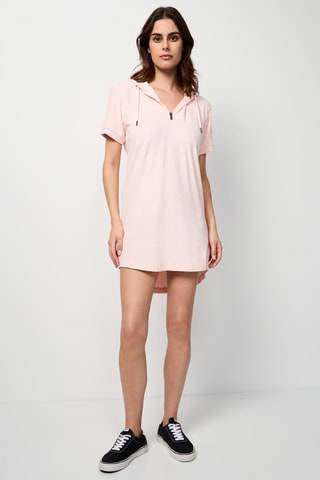 Robe sweat Meg - Rose poudré
