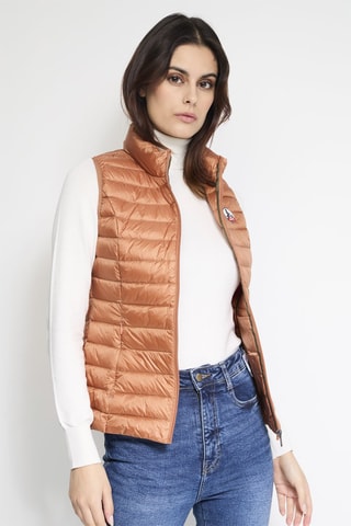 Colete acolchoado Seda - Camel