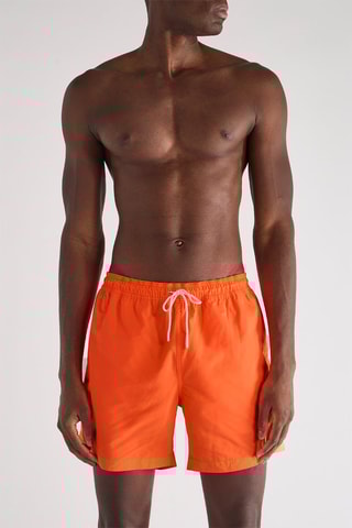 Short de bain Biarritz - Orange fluo