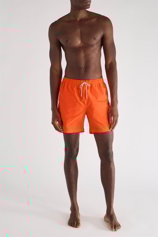 Short de bain Biarritz - Orange fluo