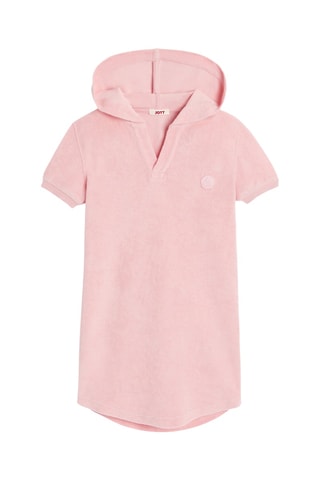 Robe éponge à capuche Mini 2.0 - Rose