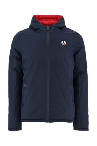 Doudoune réversible Bergen - Bleu marine et rouge