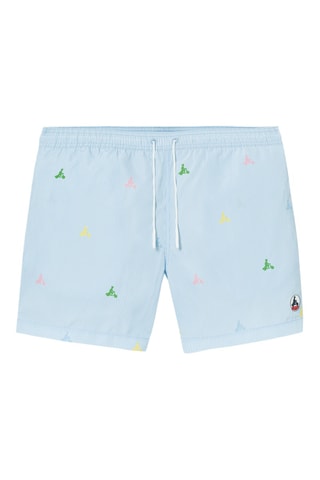 Short de bain Biarritz Micro - Bleu clair