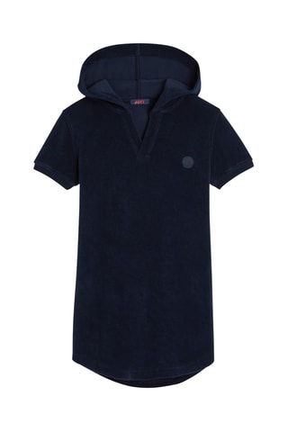 Robe éponge à capuche Mini 2.0 - Bleu marine