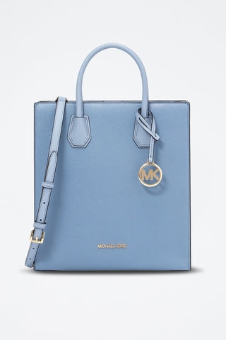 Leren Handtas  Blauw