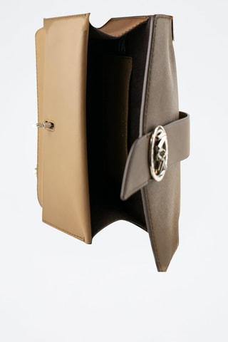 Leren Schoudertas - Rood Beige