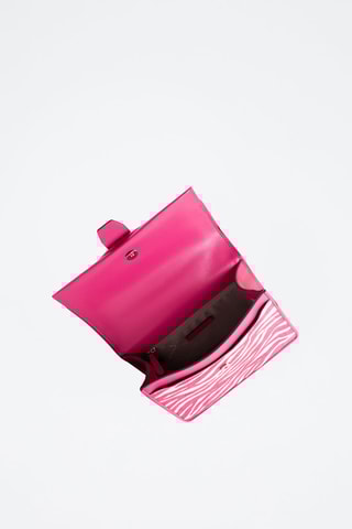 Leren Schoudertas - Fuchsia