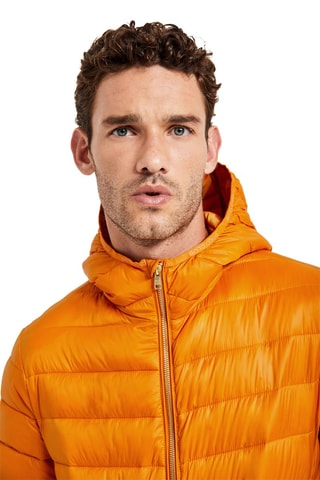 Doudoune à capuche Orange