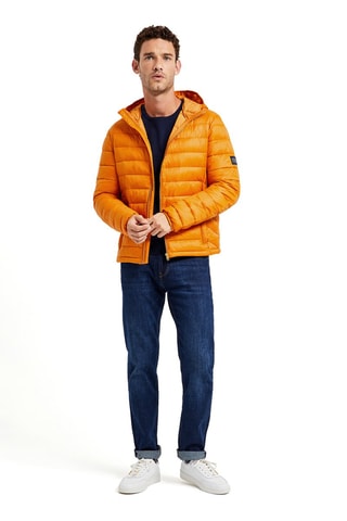 Doudoune à capuche Orange