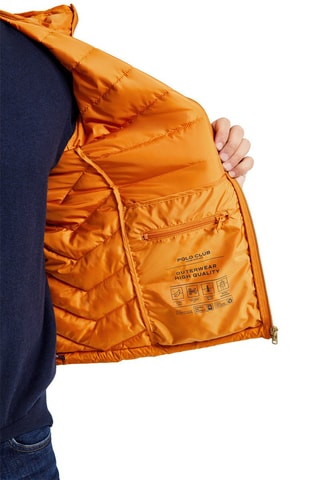Doudoune à capuche Orange