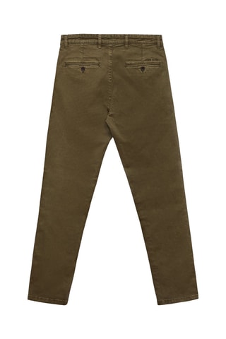 Pantalon droit Vert olive