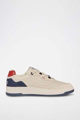 Sneakers en nubuck - Beige