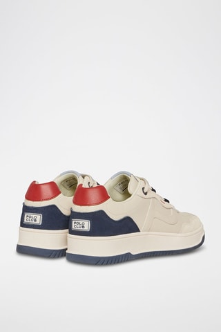 Sneakers en nubuck - Beige