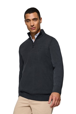 Pull regular - Bleu marine