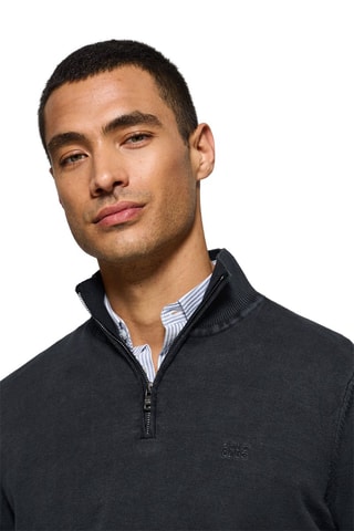 Pull regular - Bleu marine