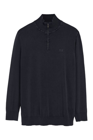 Pull regular - Bleu marine