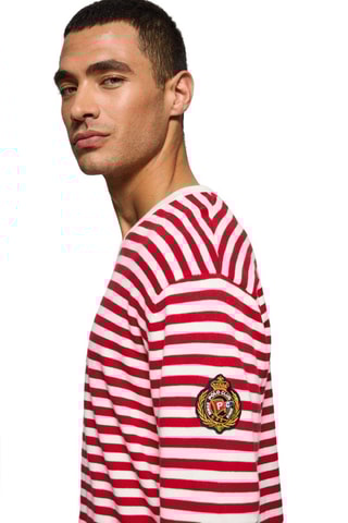 Pull - Rouge et blanc