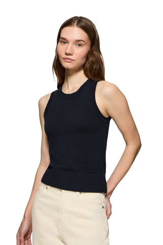 Pull sans manches - Noir