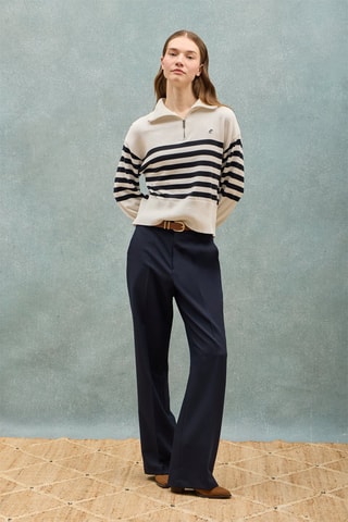 Pull - Blanc et noir