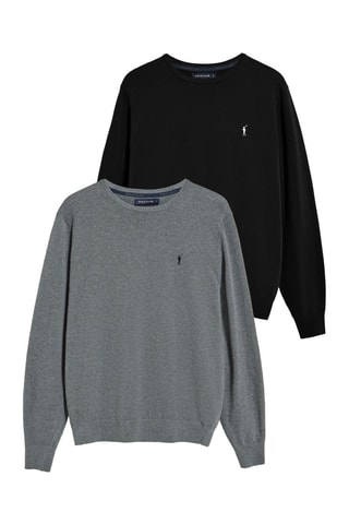 2 pulls - Gris et noir