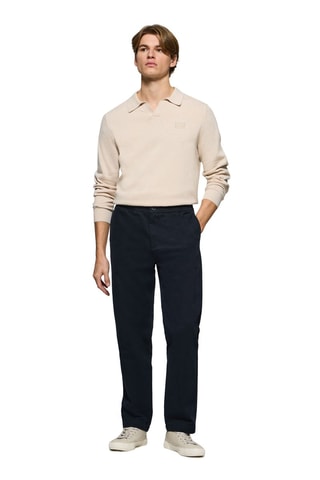 Pantalon droit - Bleu marine