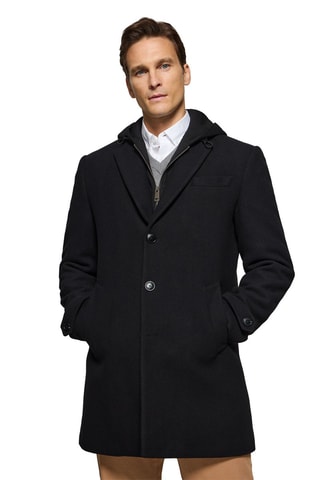 Manteau en laine - Noir
